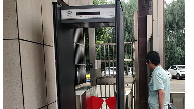 采購(gòu)室外防水安檢門(mén)只為一份信任！常州中海再次“握手”探天下